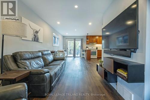 587 Rosedale Street, London, ON - Indoor Photo Showing Living Room With Fireplace