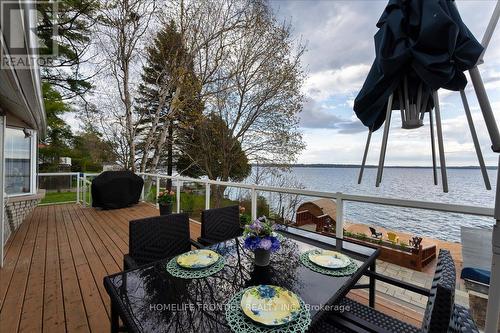 6 Lakeview Park Road, Kawartha Lakes, ON - Outdoor With Body Of Water With Deck Patio Veranda With Exterior