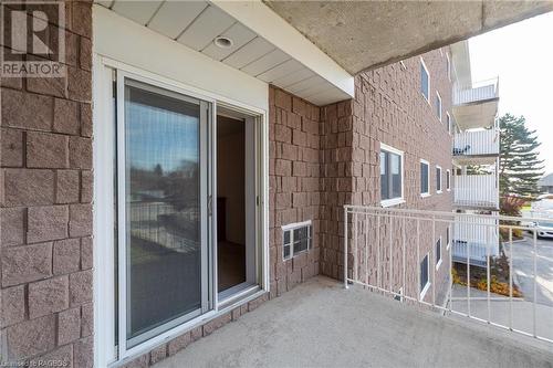 1775 9Th Avenue E Unit# 209, Owen Sound, ON - Outdoor With Balcony With Exterior