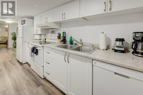 46 Cherry Street, Kitchener, ON - Indoor Photo Showing Kitchen With Double Sink