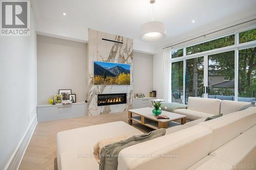 34 Greengate Road, Toronto, ON - Indoor Photo Showing Other Room With Fireplace