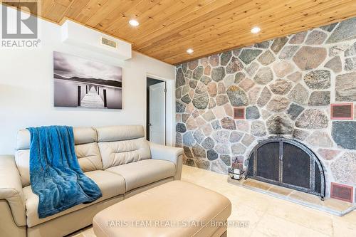 1358 Concession Road 4, Adjala-Tosorontio, ON - Indoor Photo Showing Living Room With Fireplace