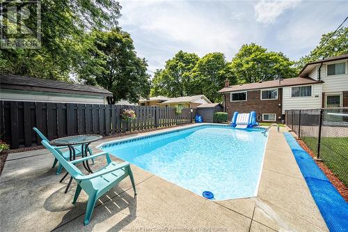 3240 St. Patrick'S Dr, Windsor, ON - Outdoor With In Ground Pool