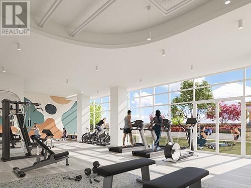 30X 505 Nelson Street, Coquitlam, BC - Indoor Photo Showing Gym Room