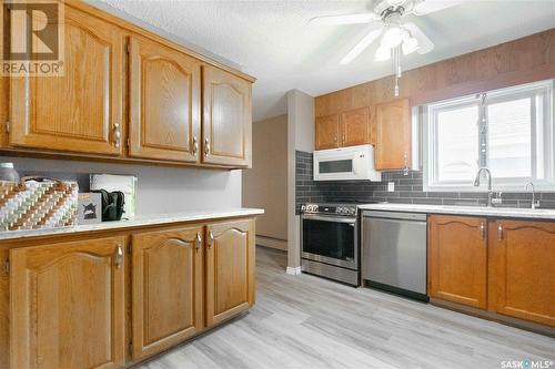 205 2160 Cornwall Street, Regina, SK - Indoor Photo Showing Kitchen With Stainless Steel Kitchen