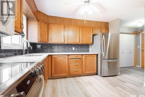 205 2160 Cornwall Street, Regina, SK - Indoor Photo Showing Kitchen With Stainless Steel Kitchen