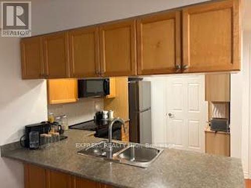 204 - 5229 Dundas Street W, Toronto, ON - Indoor Photo Showing Kitchen With Double Sink