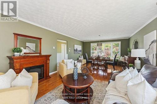 1089 Dunbarton Road, Pickering (Dunbarton), ON - Indoor Photo Showing Living Room With Fireplace