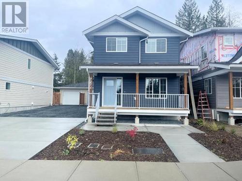 7272 Edgehill Crescent, Powell River, BC - Outdoor With Deck Patio Veranda With Facade