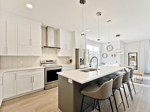 Cuisine - 2-67 Rue Desjardins, Magog, QC - Indoor Photo Showing Kitchen With Double Sink With Upgraded Kitchen