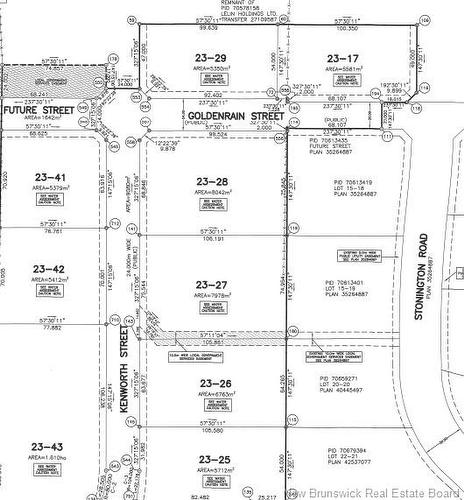 Lot 23-29 Golden Rain St, Stilesville, NB 