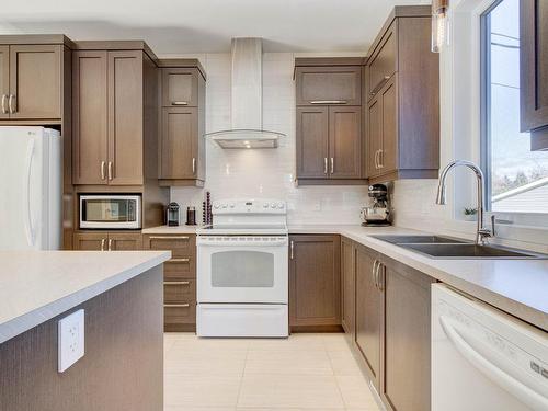 Cuisine - 294 Rue Des Cyclistes, Bromont, QC - Indoor Photo Showing Kitchen With Double Sink