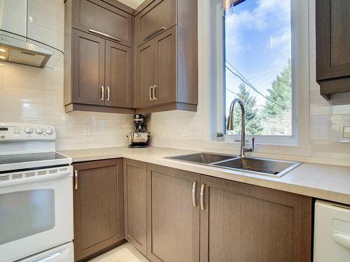 Cuisine - 294 Rue Des Cyclistes, Bromont, QC - Indoor Photo Showing Kitchen With Double Sink