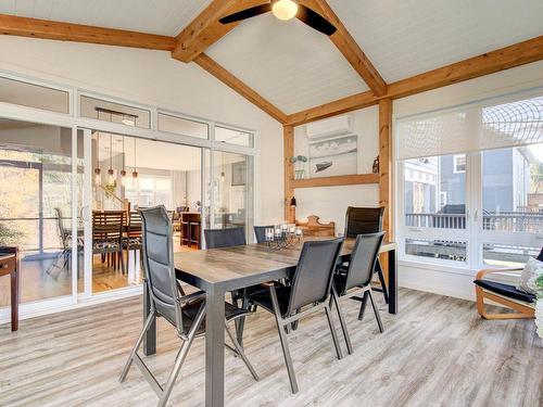 VÃ©randa - 294 Rue Des Cyclistes, Bromont, QC - Indoor Photo Showing Dining Room