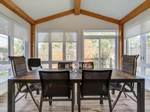 VÃ©randa - 294 Rue Des Cyclistes, Bromont, QC - Indoor Photo Showing Dining Room