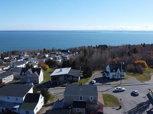 Aerial photo - 434 Rue St-Laurent, Saint-Siméon, QC - Outdoor With Body Of Water With View