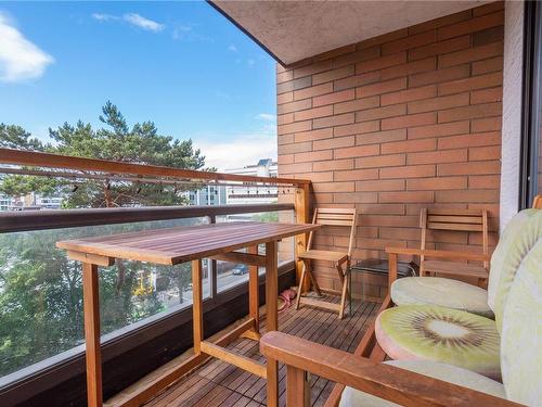 502-1630 Quadra St, Victoria, BC - Outdoor With Deck Patio Veranda With Exterior