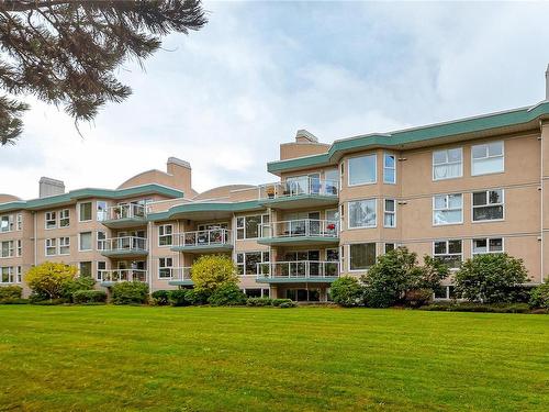 105-3009 Brittany Dr, Langford, BC - Outdoor With Balcony With Facade