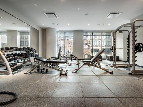 Exercise room - 3203-1205 Place Phillips, Montréal (Ville-Marie), QC - Indoor Photo Showing Gym Room