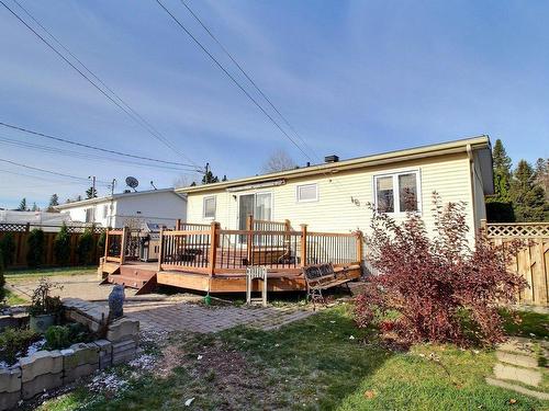 Back facade - 3392 Ch. Du Lac, Val-D'Or, QC - Outdoor With Deck Patio Veranda