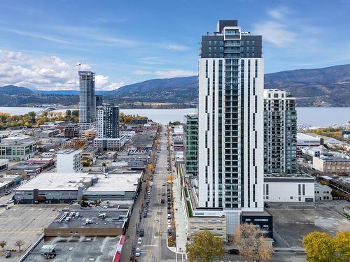 3002-1488 Bertram Street, Kelowna, BC - Outdoor With Body Of Water With View