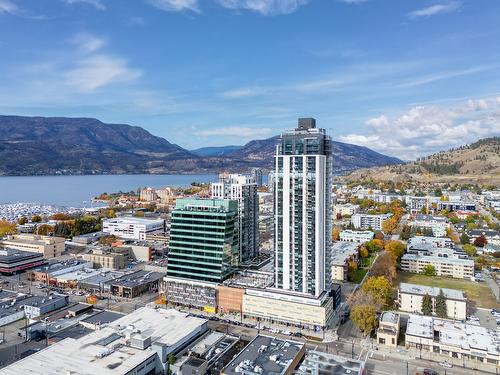 3002-1488 Bertram Street, Kelowna, BC - Outdoor With Body Of Water With View