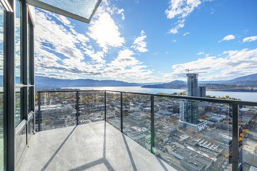 3002-1488 Bertram Street, Kelowna, BC - Outdoor With Body Of Water With View