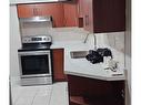 Bsmt-70 Vanwood Cres, Brampton, ON  - Indoor Photo Showing Kitchen With Double Sink 