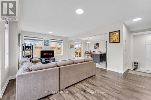 22 Sleeth Street, Brantford, ON - Indoor Photo Showing Living Room With Fireplace