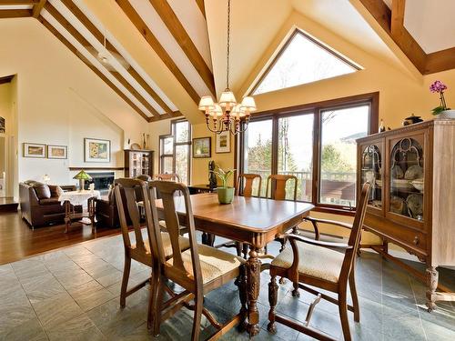 Dining room - 195 Rue Du Pré, Eastman, QC - Indoor Photo Showing Dining Room