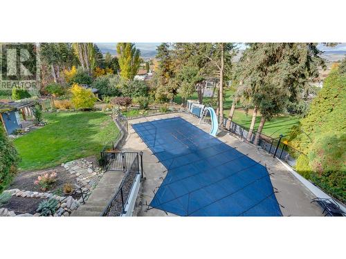 536 Grouse Road, Vernon, BC - Outdoor With In Ground Pool With Backyard