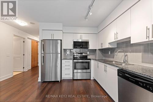 205 - 1215 Bayly Street, Pickering, ON - Indoor Photo Showing Kitchen With Double Sink