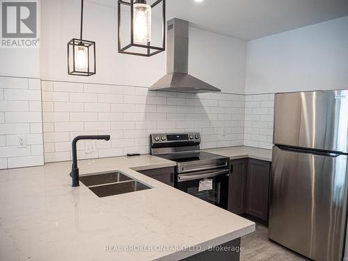 1 - 284 James Street N, Hamilton, ON - Indoor Photo Showing Kitchen With Stainless Steel Kitchen With Double Sink With Upgraded Kitchen