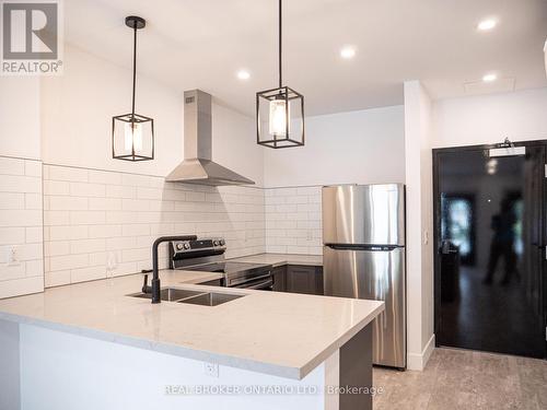 1 - 284 James Street N, Hamilton, ON - Indoor Photo Showing Kitchen With Double Sink With Upgraded Kitchen