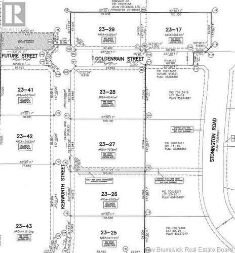 Lot 23-29 Golden Rain Street, Stilesville, NB 