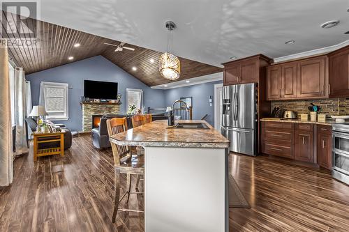 9 Parkside Crescent, Clarenville, NL - Indoor Photo Showing Kitchen With Stainless Steel Kitchen With Double Sink With Upgraded Kitchen