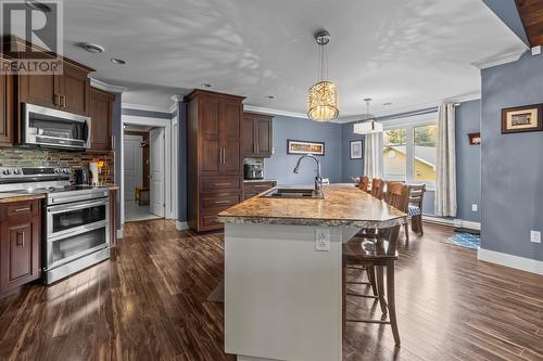 9 Parkside Crescent, Clarenville, NL - Indoor Photo Showing Kitchen With Double Sink