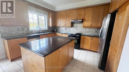 Upper - 56 Southlake Boulevard, Brampton, ON - Indoor Photo Showing Kitchen With Double Sink