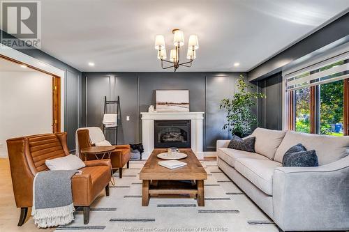 173 Baird Avenue, Wheatley, ON - Indoor Photo Showing Living Room With Fireplace