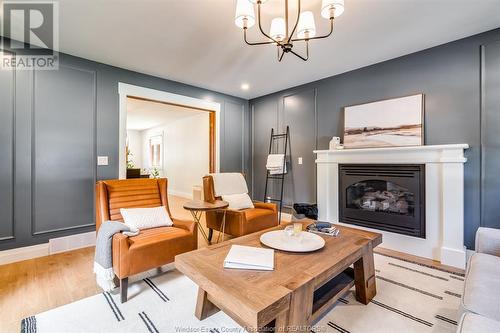 173 Baird Avenue, Wheatley, ON - Indoor Photo Showing Living Room With Fireplace