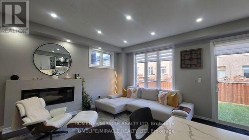 1319 Chee Chee Landing, Milton, ON - Indoor Photo Showing Living Room With Fireplace