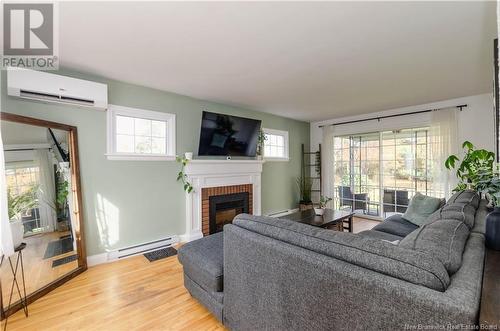 70 Weston Street, Moncton, NB - Indoor Photo Showing Living Room With Fireplace