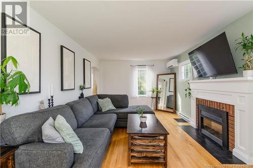 70 Weston Street, Moncton, NB - Indoor Photo Showing Living Room With Fireplace