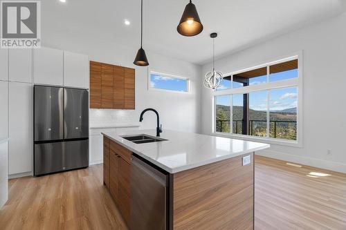 2506 Highlands Drive, Blind Bay, BC - Indoor Photo Showing Kitchen With Double Sink With Upgraded Kitchen