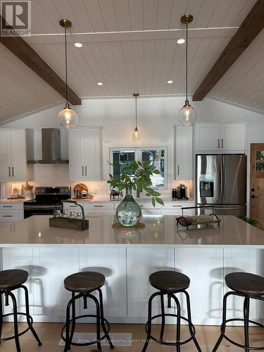 189 Lightning Point Road, Kawartha Lakes, ON - Indoor Photo Showing Kitchen With Double Sink With Upgraded Kitchen