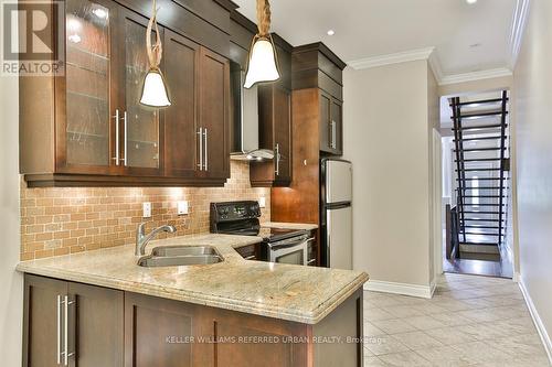 8 Stanley Avenue, Toronto, ON - Indoor Photo Showing Kitchen With Double Sink