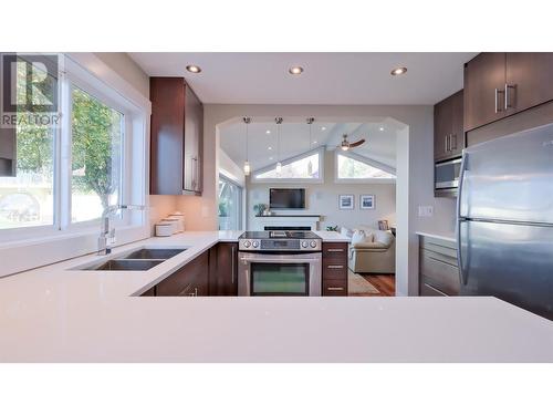 7005 Indian Rock Road Unit# 6, Naramata, BC - Indoor Photo Showing Kitchen With Double Sink