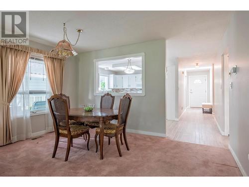 1108 14 Avenue Unit# 134, Vernon, BC - Indoor Photo Showing Dining Room