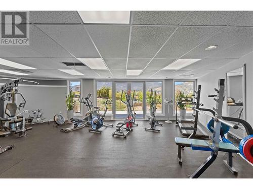 250 Marina Way Unit# 701, Penticton, BC - Indoor Photo Showing Gym Room