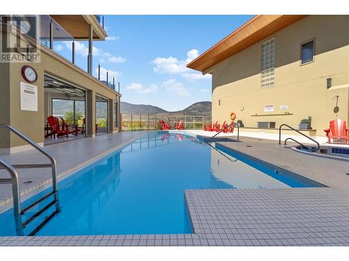 250 Marina Way Unit# 701, Penticton, BC - Outdoor With In Ground Pool With Exterior